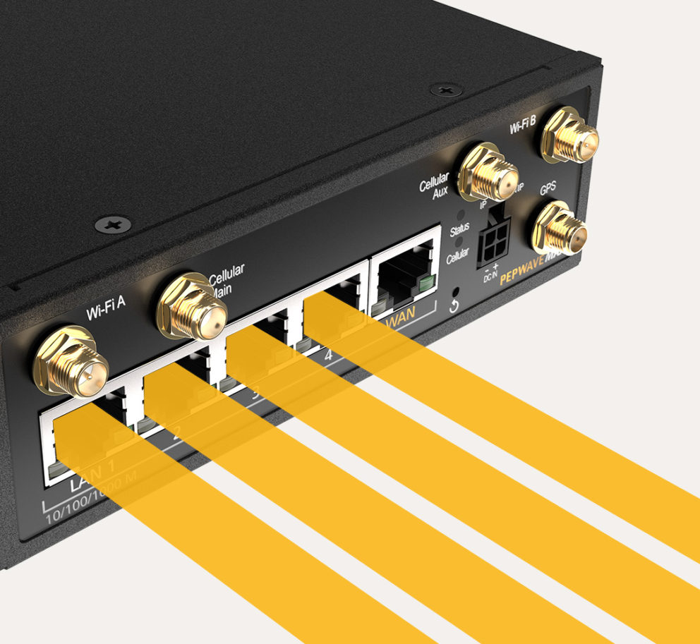 Enrutador de red de sucursal 4G LTE (con 4 puertos LAN) MAX BR1 PRO #3