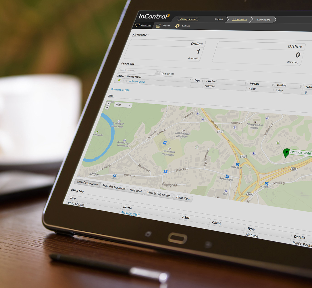 Cloud Wi-Fi Network Monitoring Software & Hardware AirProbe- Peplink