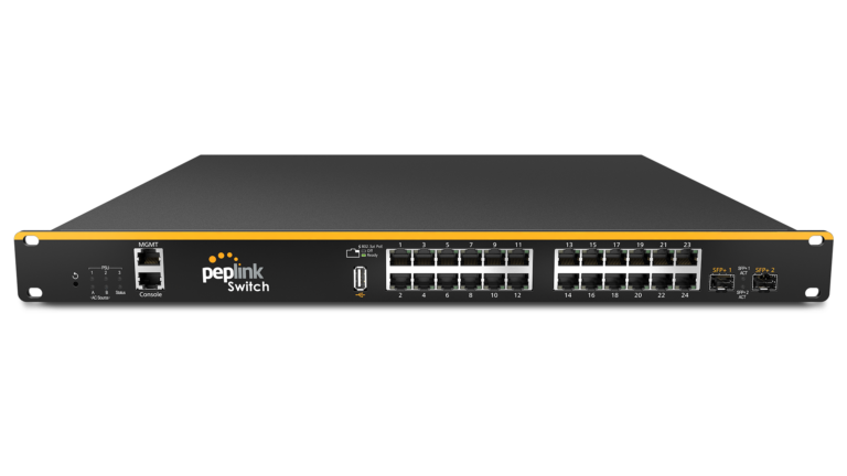 Dual AC Power Input 24-Port SD Switch w. 850W Power Budget #2