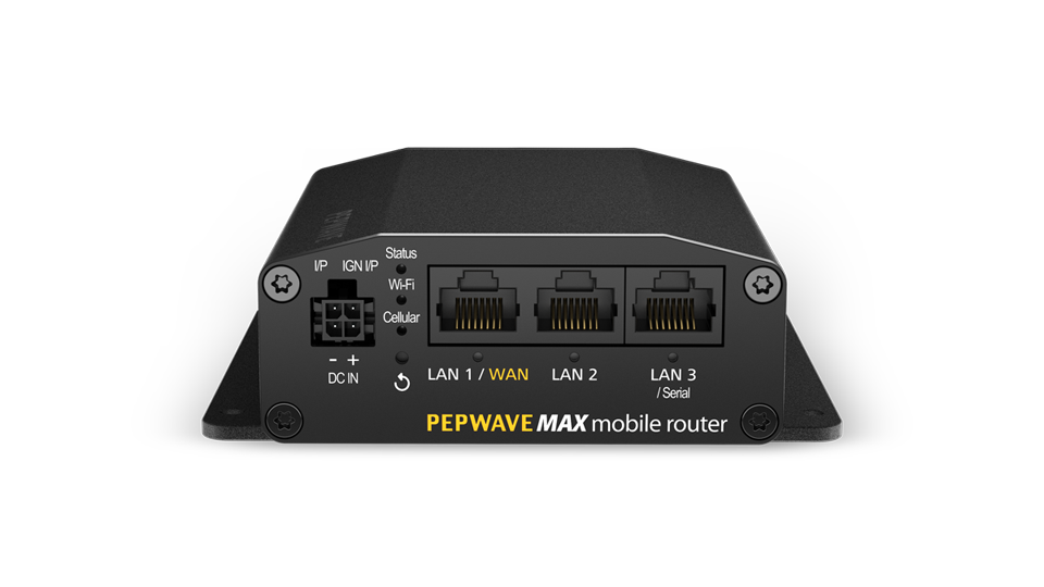 Pepwave MAX Transit Mini. Single Cellular FirstNet & Band 71 Ready Router,
