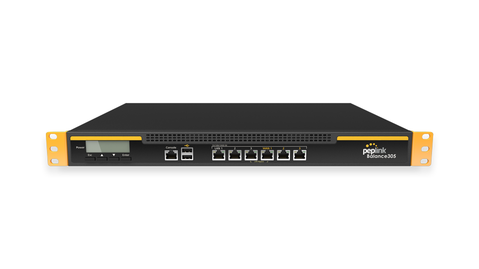 Peplink Balance 305. Price Performanced Router with 3 WAN Connections.