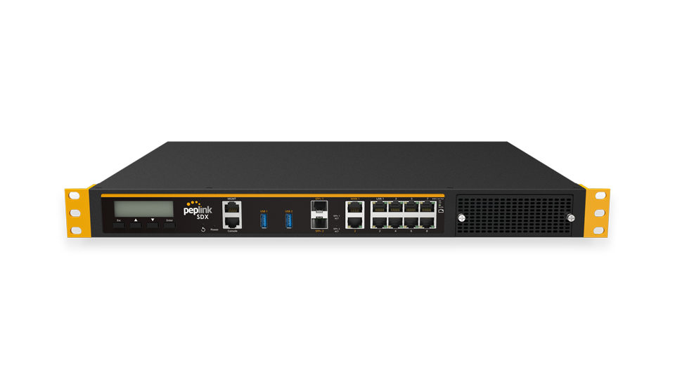 Peplink SDX. Modular Enterprise Grade Router. 