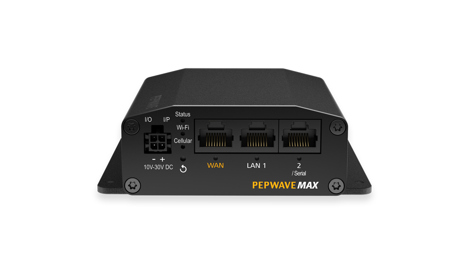 Pepwave MAX BR1 Classic. Industrial Grade 4G LTE/3G Router.