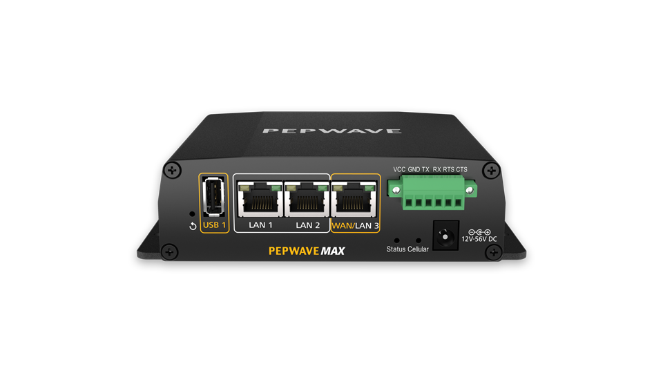 Pepwave MAX BR1 ENT.  LTE Highspeed Broadband Router.