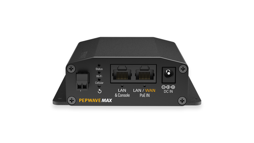 Pepwave MAX BR1 Min Core. Unbreakable Connectivity & Unbeatable Price Router.