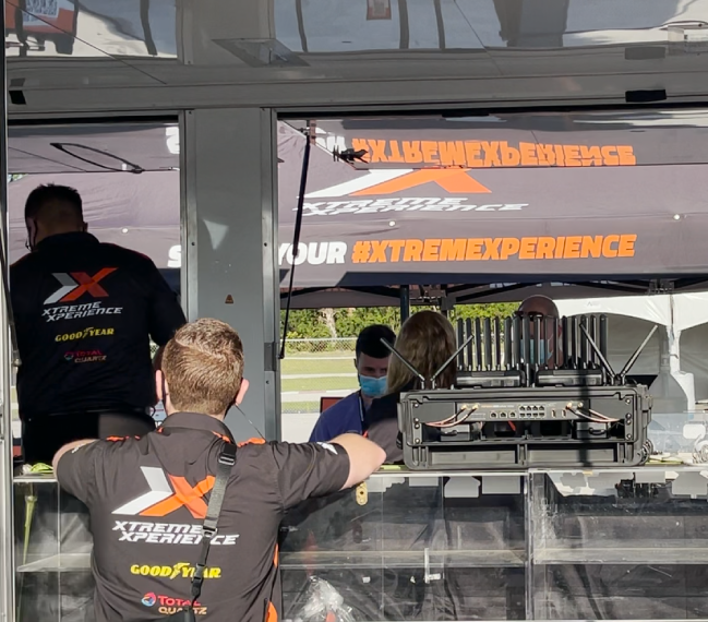 Xtreme Xperience needed a connectivity solution for their event area