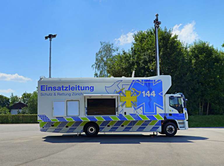 Mobile Command Center for Protection & Rescue Zurich Locks In Secure Connectivity