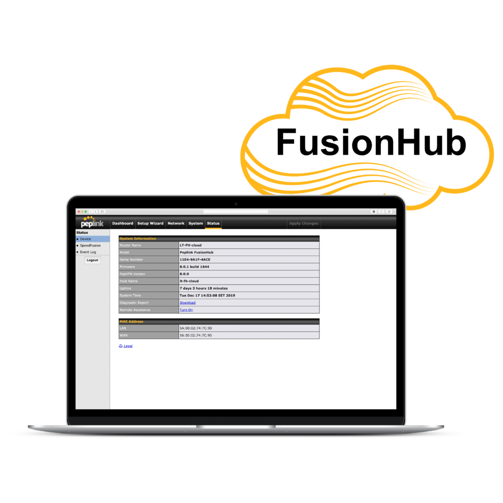 Peplink's FusionHub