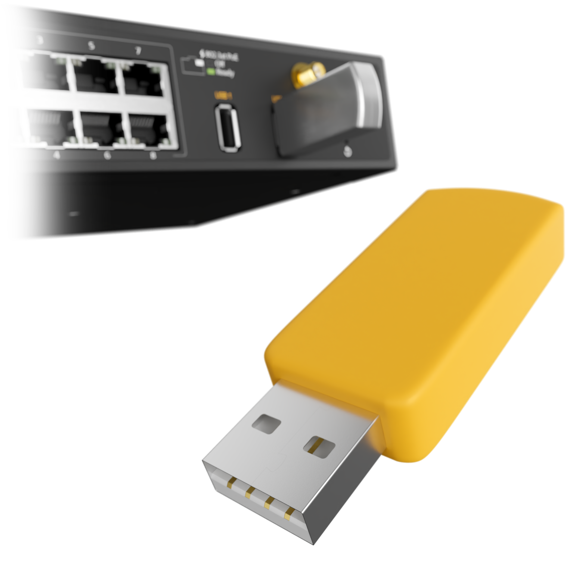 USB supprt for edge computing
