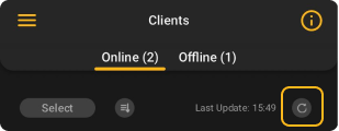 Refresh Client List