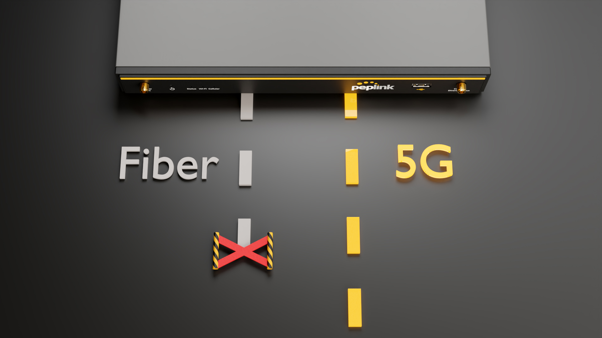 Is 5G a backup for fiber? Peplink
