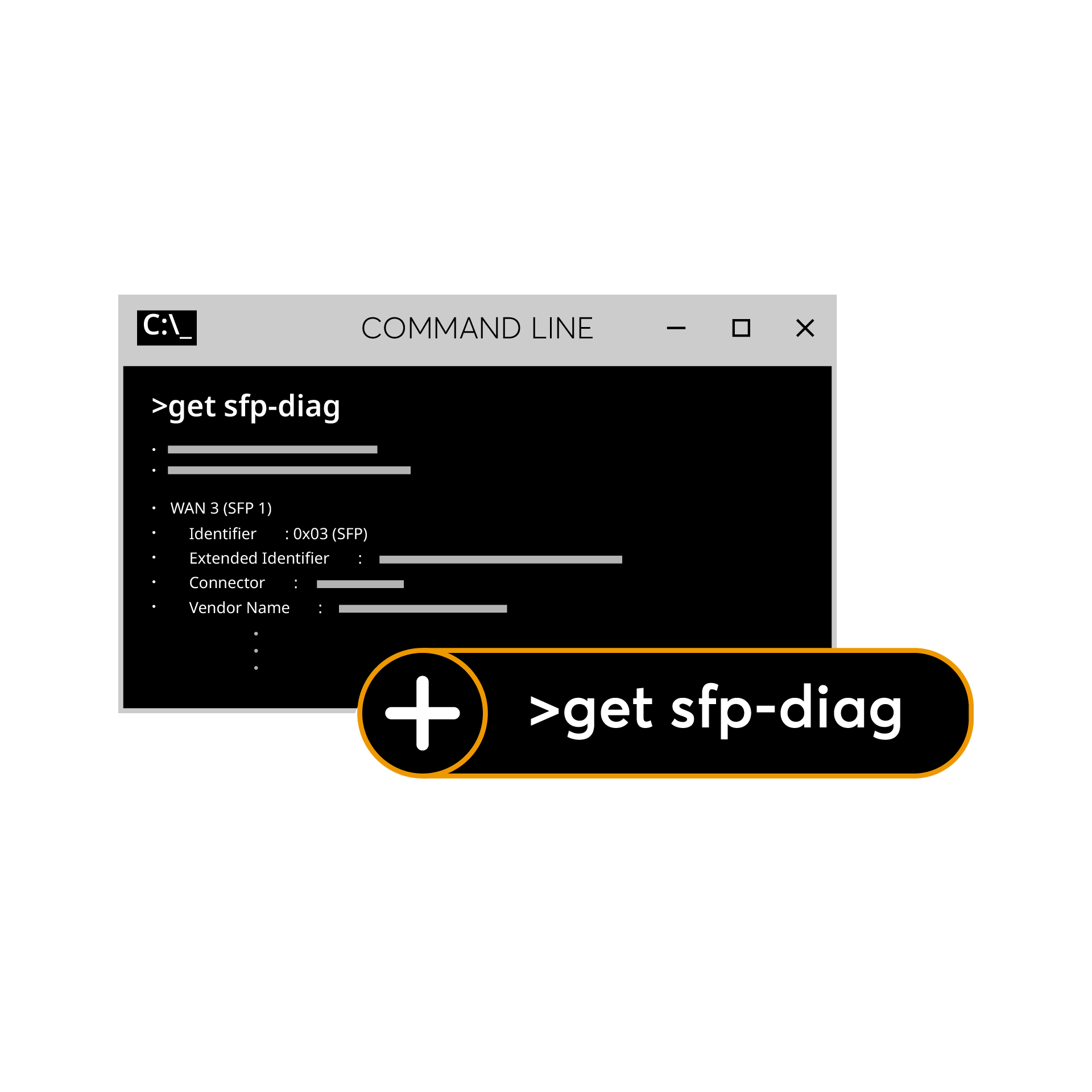 SFP Data Display on CLI