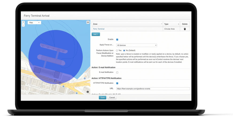 InControl 2 Geofence